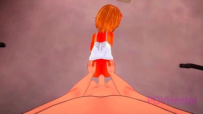 נערת מפלצת להבה יסודית